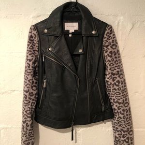 BCBG REAL LEATHER JACKET